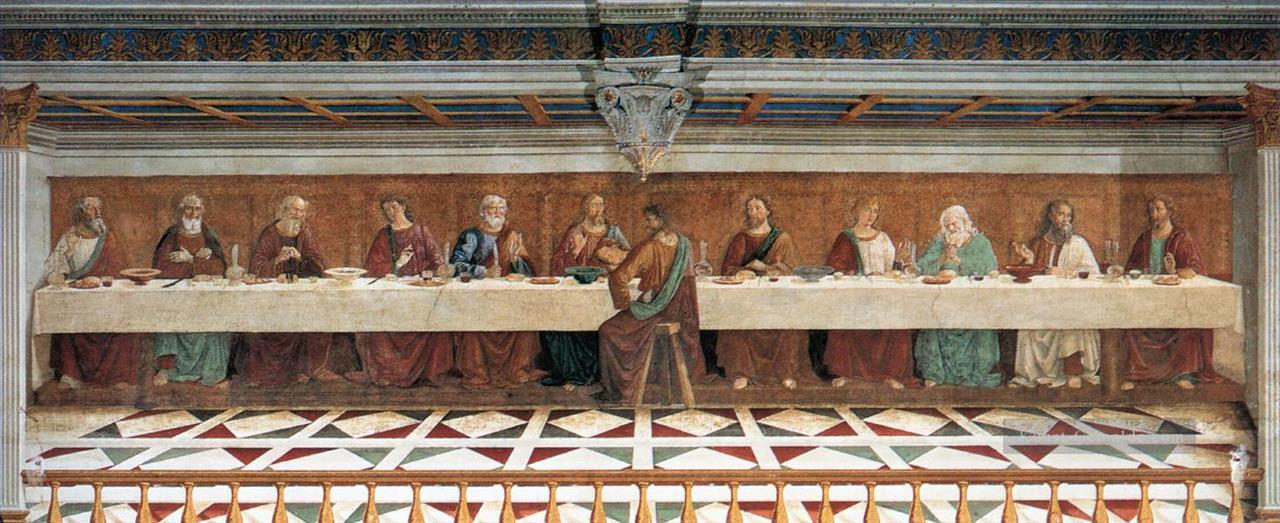 letzte Abendmahl Florenz Renaissance Domenico Ghirlandaio Ölgemälde